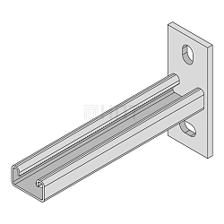 STRUT-консоль ST-K 41х21х600 (2,5 мм) электрохимическое цинкование