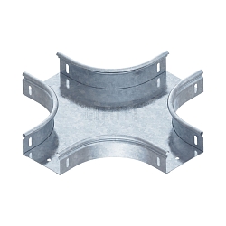 Разветвитель X-образный плавный XRP 150x50 (1,2 мм) R100 горячеоцинкованная сталь, усиленный замок